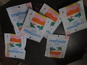 6 packages of craft mix variety 6 pack of cocktails and mocktails just add liquor, water, ice best by date of 112024