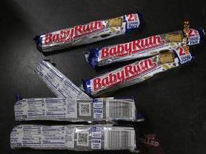 lot of 63.3 oz baby ruth bars best by date of 122023