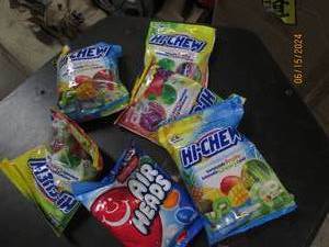 mixture of hi chew and airheads candy