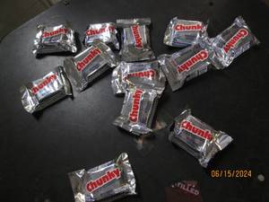 121.4 oz chunky bars best by date of sept 2024