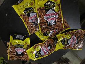65 oz bags of dots homestyle pretzels honey mustard best by date of 72024