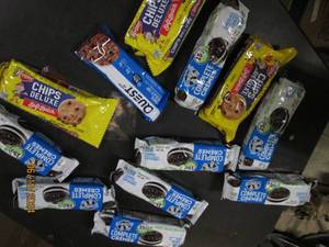 variety of 12 packs of cookies...
