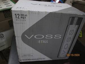 case of 12 voss still bottles of water 1228.7 oz bottles