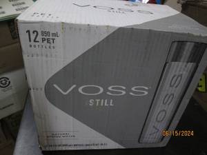 case of 12 voss still bottles of water 1228.7 oz bottles