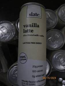 1211 fl oz cans of slate vanilla latte ultra filtered milk and coffee best buy date of may 2024