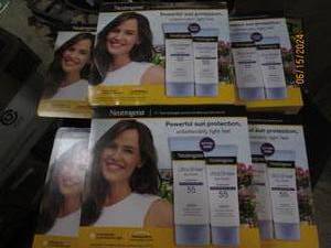 6 packages of 2 neutrogena ultra sheer dry touch sunscreen 55 spf