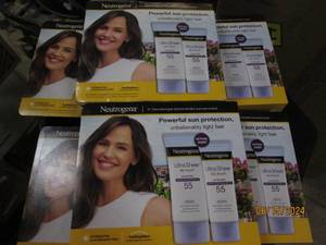 6 packages of 2 neutrogena ultra sheer dry touch sunscreen 55 spf