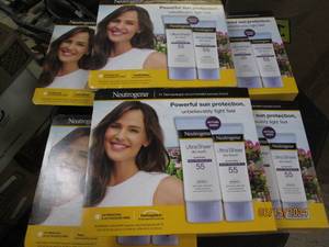 6 packages of 2 neutrogena ultra sheer dry touch sunscreen 55 spf
