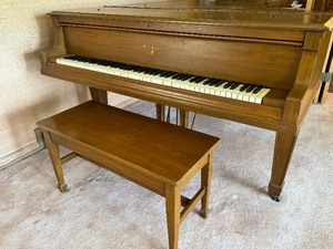 lot 2 image: WM Knabe & Co Grand Piano