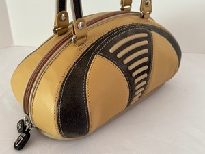 lot 85 image: Alaluna Retro Football Spanish Leather Rubber Bag