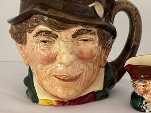 lot 62 image: Two Vintage Toby Mugs includes Vintage Toby Mug Paddy