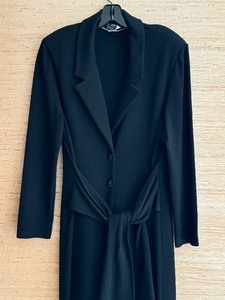 lot 68 image: St. John Couture Long Belted Knit Sweater