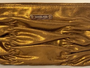 lot 112 image: Michael Kors Metallic Clutch