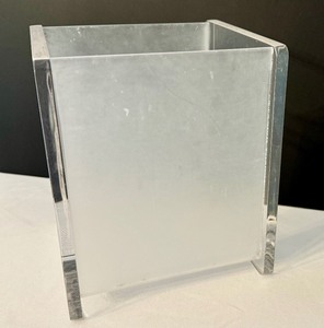 lot 103 image: Vintage Lucite Waste Basket