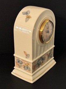 lot 101 image: Lenox Natures Impressions Drift Leaves Clock
