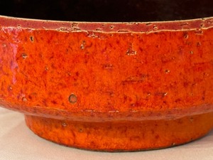 lot 6 image: Vintage Ceramic Fruit Bowl by Bitossi
