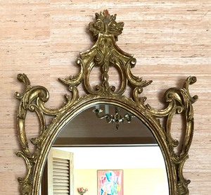 lot 114 image: Ornate Vintage Wall Mirror