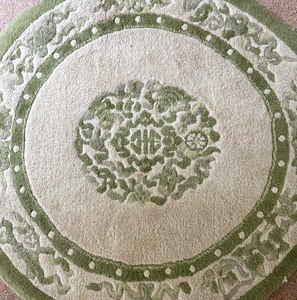 lot 137 image: Round Vintage Area Rug