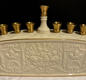 lot 196 image: Lenox Menorah