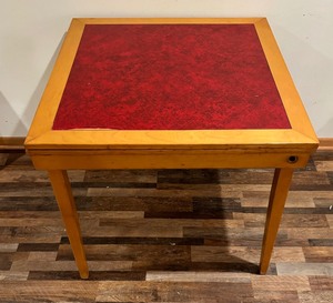lot 200A image: Vintage Card Table