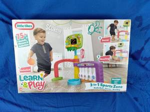 lot 4 image: New Little Tikes Learn & Play 3-in-1 Sport Zone