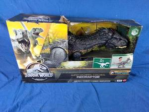 lot 19 image: New Jurassic World Indoraptor Dino Trackers