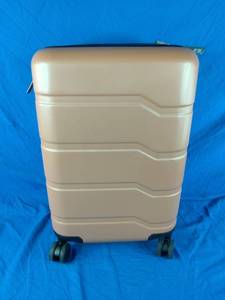 lot 34 image: New Hardside Checked Suitcase by Open Story 14x20x10