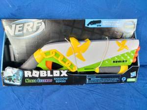 lot 60 image: New Nerf Roblox Foam Dart Blaster - Ninja Legends Shadow Sensei