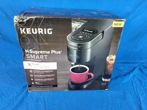 lot 108 image: New Keurig K-Supreme SMART Coffee Maker, MultiStream Technology, Brews 6-12oz Cup Sizes