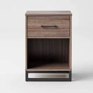 lot 92 image: Mixed Material Nightstand - Room Essentials