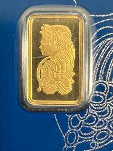 lot 02 image: 2.5 GRAM .999 PURE GOLD PAMP BAR