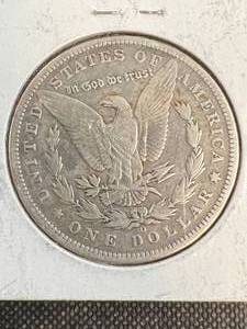 lot 08 image: 1894-O US MORGAN SILVER DOLLAR