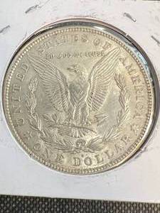 lot 17 image: 1921-S US MORGAN SILVER DOLLAR