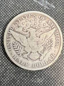 lot 33 image: 1903 US BARBER HALF DOLLAR