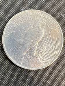 lot 41 image: 1923 US PEACE SILVER DOLLAR