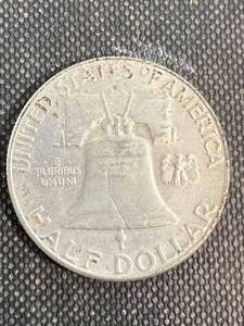 lot 71 image: 1963-D US FRANKLIN HALF DOLLAR