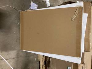 30 in. H x 20 in. W Vanity Mirror with Metal Frame for Bathroom, Bedroom, Entryway, Modern Arch Top Wall Mirror (Gold)  Customer Returns See Pictures