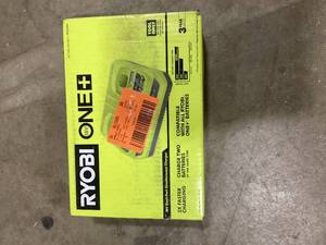 RYOBI ONE 18V Dual-Port Simultaneous Charger Customer Returns See Pictures