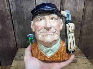 Vintage Royal Doulton 7 12 Golfer Character Pitcher
