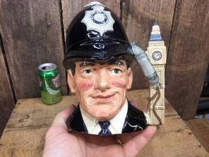 Vintage Royal Doulton The London Bobby Character Pitcher