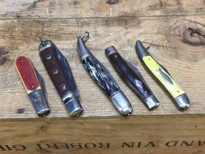 5 Vintage Pocket Knives