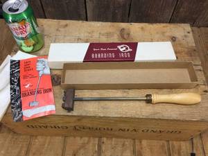 Vintage White River Your Own Personal Branding Iron - with Box
