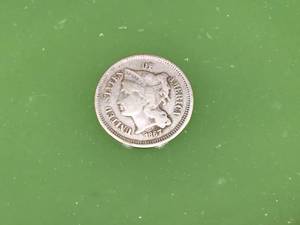 1867 U.S. 3 Cent Nickel