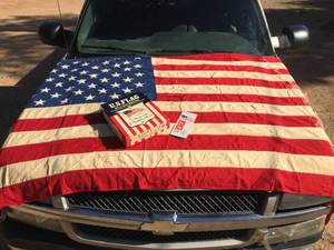 Vintage Deterra 50 Star U.S. Flag Bull-Dog Bunting