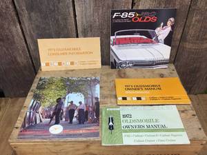 Vintage Oldsmobile Automobile Brochures - Ads - Manuals