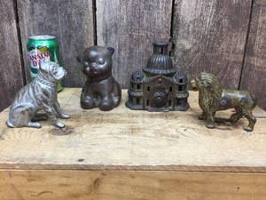 Group Cast Iron Banks
