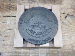 1989 Bronze Defense Mapping Agency Survey Mark