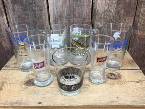 Schmidt - Miller Lite - Schlitz Beer Glasses