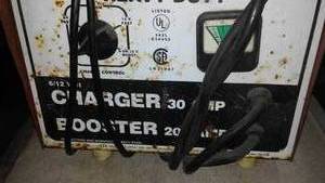 lot 685 image: Century Battery Charger Starter. Vintage and heavy.