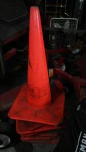 lot 696 image: Orange safety Cones. 8